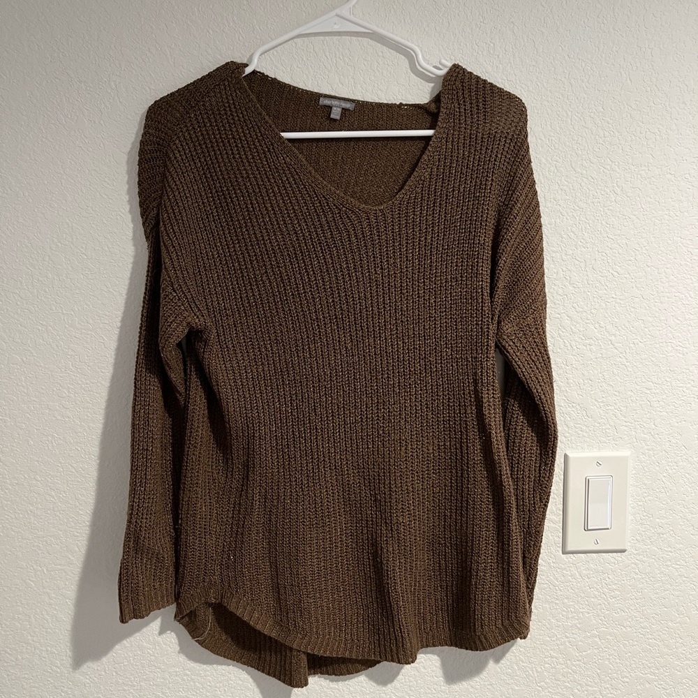 Brown sweater